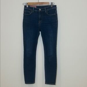 Acne Studios Blå Konst Stockholm Dark Wash Skinny Jeans 26